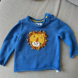 Baby Boden, Lion Sweater.